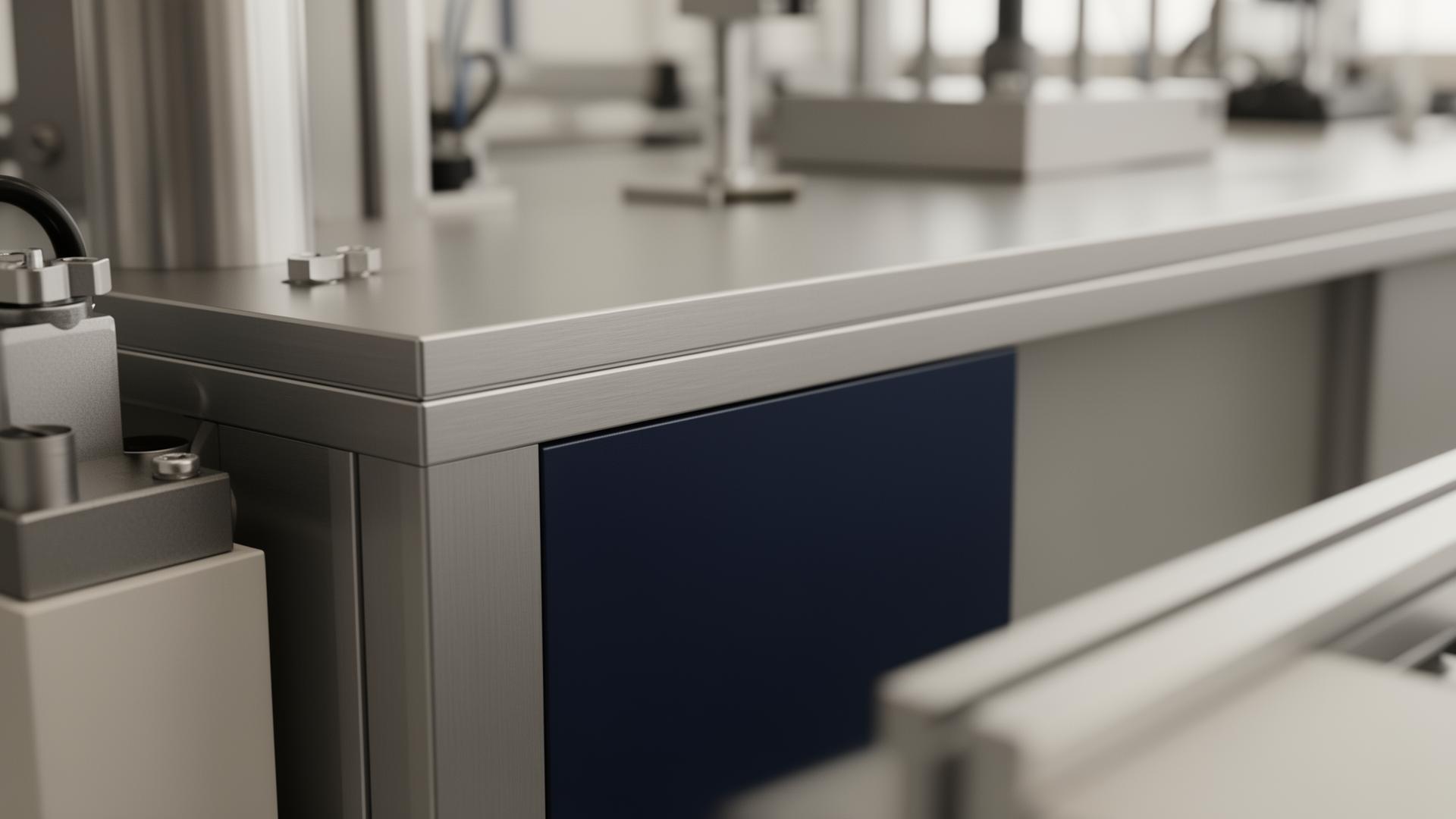 Detailaufnahme einer kontrollierten Produktionsumgebung